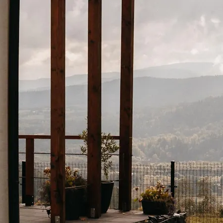 Ferienhaus Okno Na Beskidy-domek Z Balia , Sauna I Niesamowitym Widokiem Na Gory *